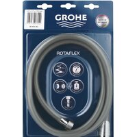 Душевой шланг Grohe Rotaflex 28410001 (хром) - Превью изображения №2 — Интернет-магазин samo.by