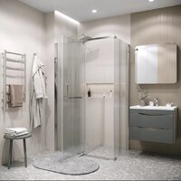 Душевой уголок Grossman Pragma 100x80x195 120.K33.03.1080.10.02 (хром/шиншилла стекло) - Превью изображения №9 — Интернет-магазин samo.by