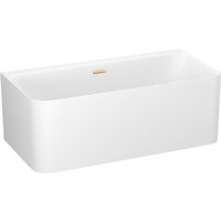 Ванна Wellsee Clermont 170x75 28260204R (пристенная ванна белый глянец, экран, ножки, сифон-автомат золото) - Превью изображения №2 — Интернет-магазин samo.by