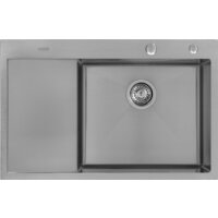 Кухонная мойка ARFEKA ECO AR 780*500 R SATIN - Превью изображения №2 — Интернет-магазин samo.by