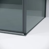 Душевой уголок Grossman Galaxy 100х100х195 120.K33.01.1010.42.10 (графит сатин/тонированное стекло) - Превью изображения №3 — Интернет-магазин samo.by
