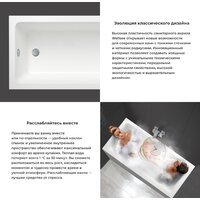 Ванна Wellsee FreeDom 165x80 231102007 (встраиваемая ванна белый глянец, ножки, сифон-автомат матовый черный) - Превью изображения №5 — Интернет-магазин samo.by
