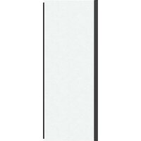 Grossman Pragma 100х195 200.K33.03.100.21.02 (черный матовый/стекло шиншилла)