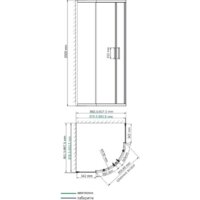 Душевой уголок Wasserkraft Main 41S01 - Превью изображения №4 — Интернет-магазин samo.by