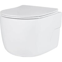 Унитаз подвесной Roxen Porto в комплекте с инсталляцией StounFix Dual Fresh 6 в 1 868500 (кнопка: черный матовая) - Превью изображения №6 — Интернет-магазин samo.by