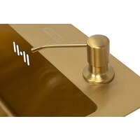 Кухонная мойка ARFEKA Eco AR мойка 450*500, коландер, дозатор Gold - Превью изображения №5 — Интернет-магазин samo.by