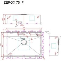 Кухонная мойка ZorG Zerox 75 IF PVD Gunblack - Превью изображения №4 — Интернет-магазин samo.by