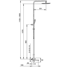 Душевая система Gappo G2418